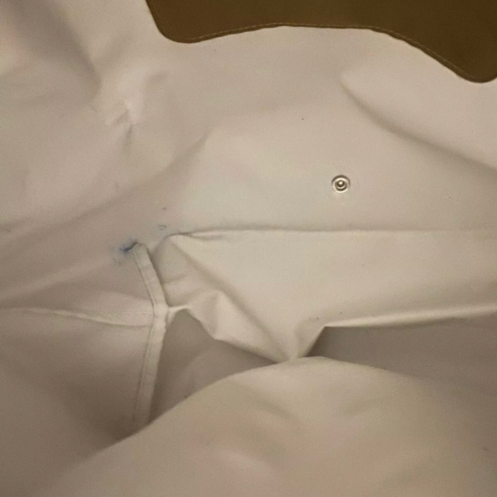 SOLD - LONGCHAMP MUSTARD GOLD GREAT WALL CITY LMTD CHINA Tote RARE LUX Lrg - Picture 7 of 16